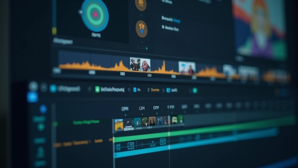 Timeline view van animatie project met keyframes en timing curves zichtbaar in professionele software